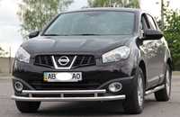 Захист бампера Вус на Нісан Juke/Qashqai/X-Trail/Pathfinder/NV400