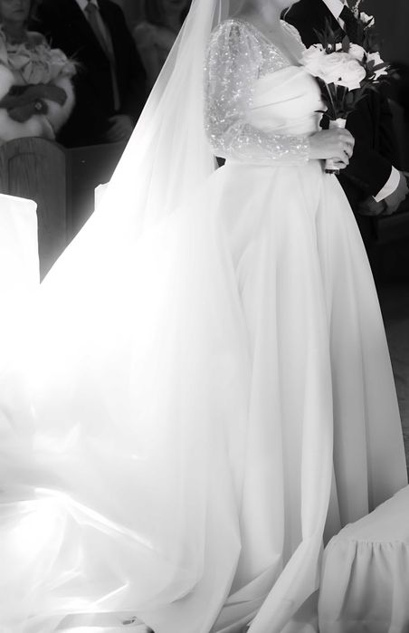 Suknia ślubna r.38/M