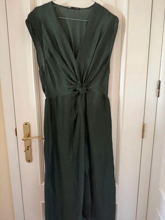 Vestido verde Zara