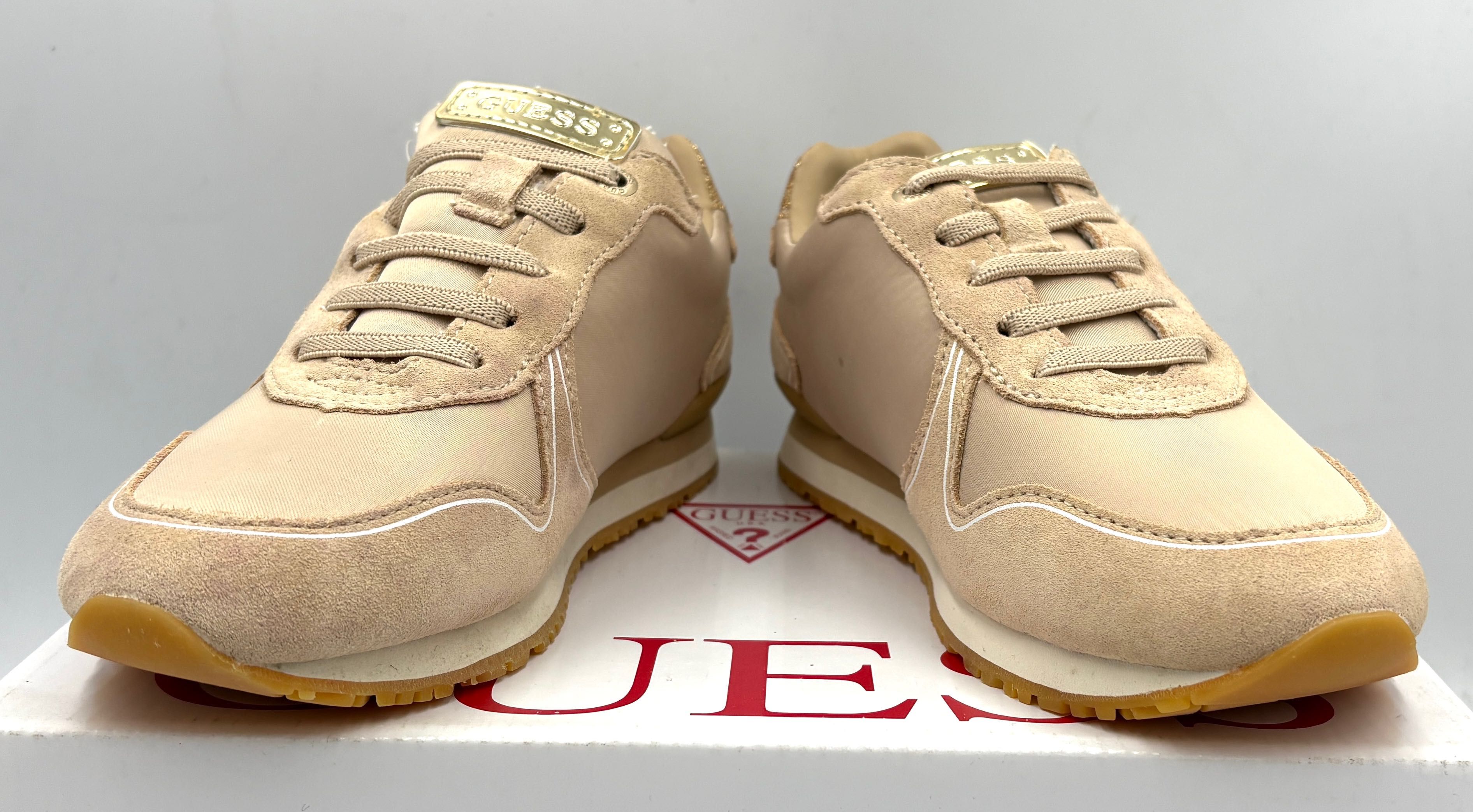 ‼️Nowe oryginalne trampki sneakersy GUESS Tessa beżowy 33 AZ 108