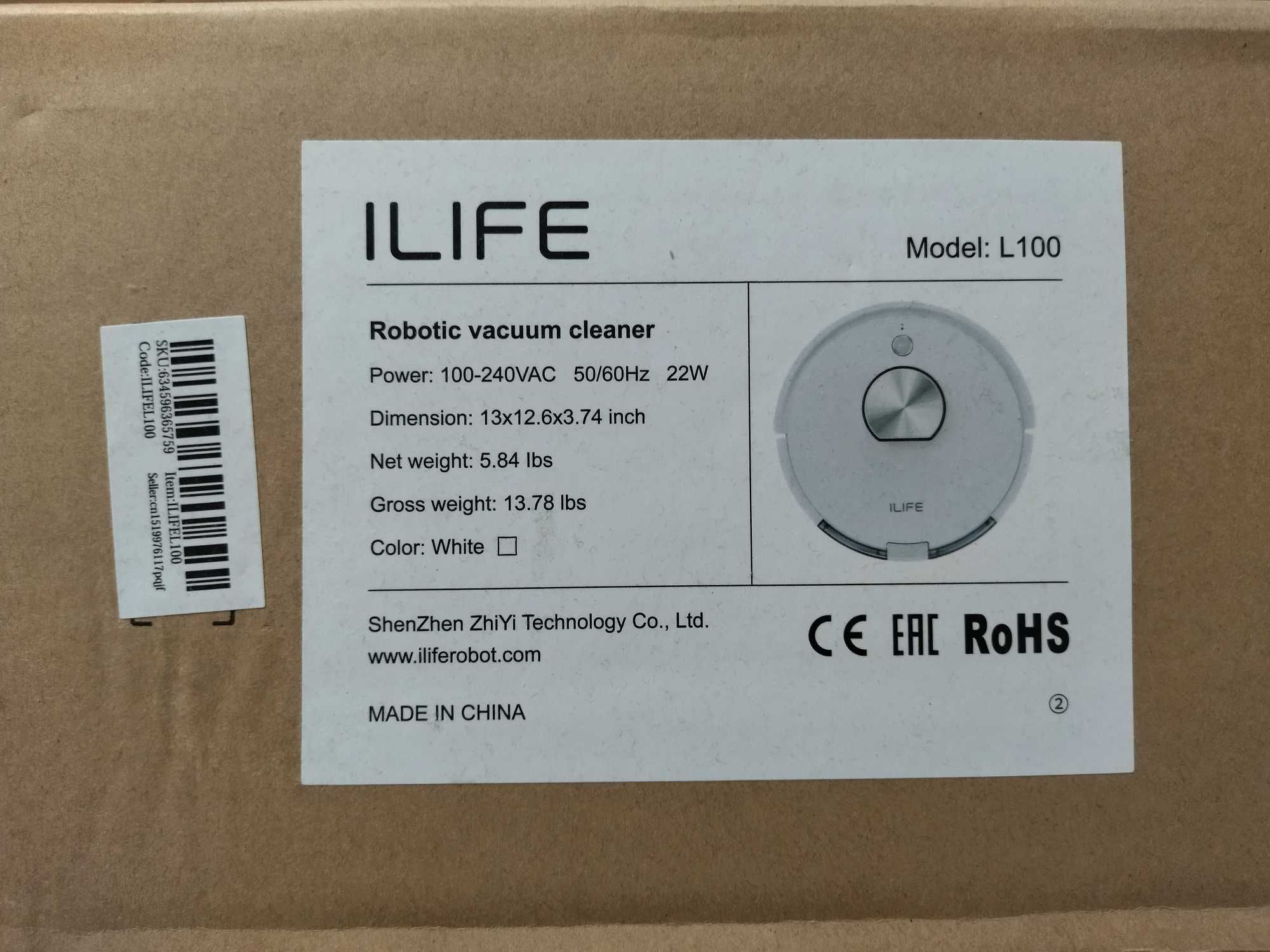 Odkurzacz, robot iLife L100