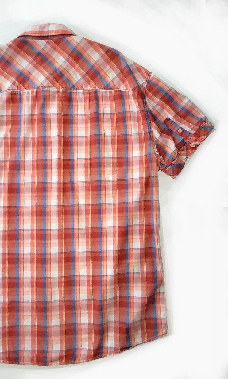 Jack&Jones Corp. Koszula męska na lato bawełna kratka