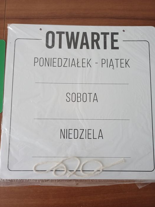 Tabliczki tablice informacyjne do sklepu