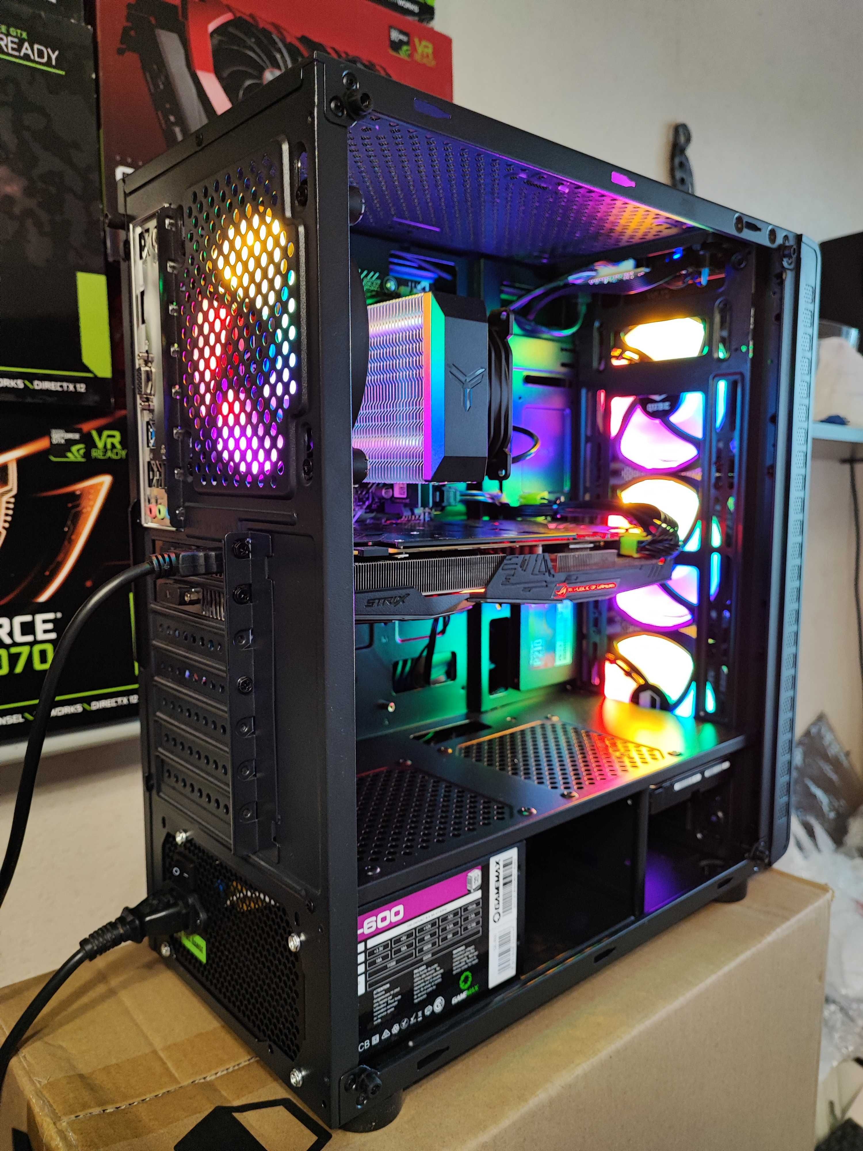 Ігровий комп'ютер Intel I3 12100F 4.3, GTX 1070 8GB, 16GB, SSD 240+1TB