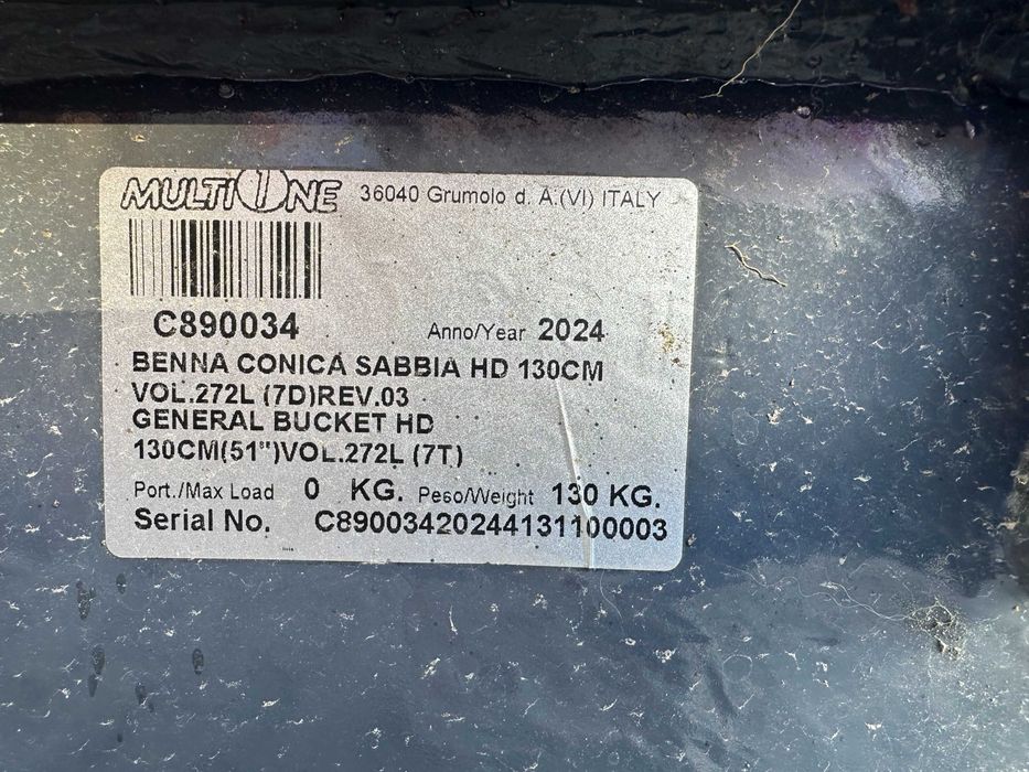 Łyżka ładowarki MULTIONE łycha 272L 130cm MULTI1ON NOWA