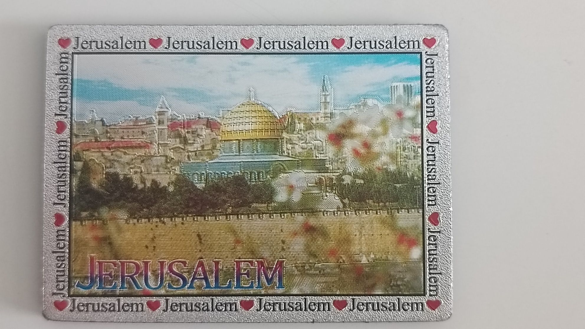 Nowy magnes na lodówkę Jerozolima Izrael Jerusalem