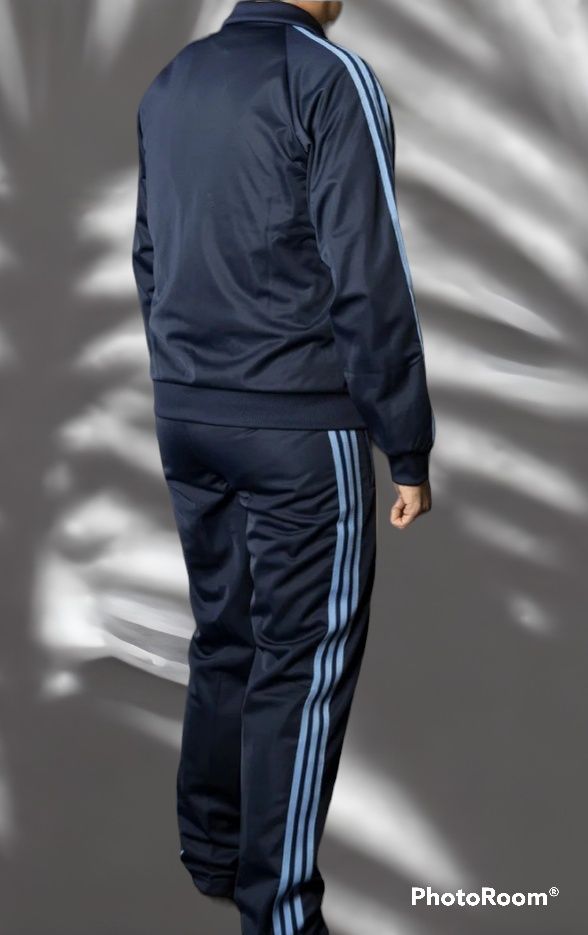 Спортивный мужской костюм Adidas эластик,БОЛЬШИХ РАЗМЕРОВ (Австрия)