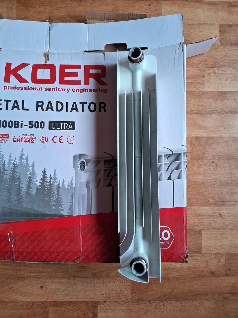Секция радиатора отопление,батареи биметал Koer ultra