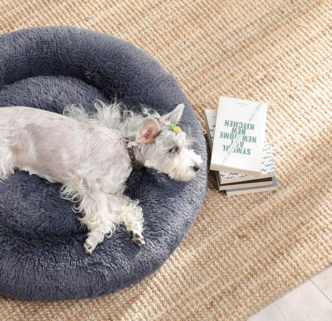 Feandrea Łóżko Dla Psa, Legowisko Dla Kota Miękki Plusz 70Cm Pgw039G02