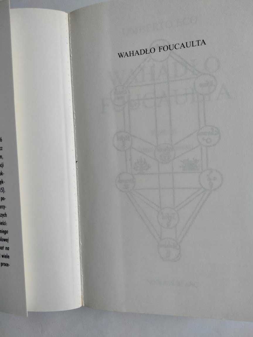 Wahadło Foucaulta — Umberto Eco