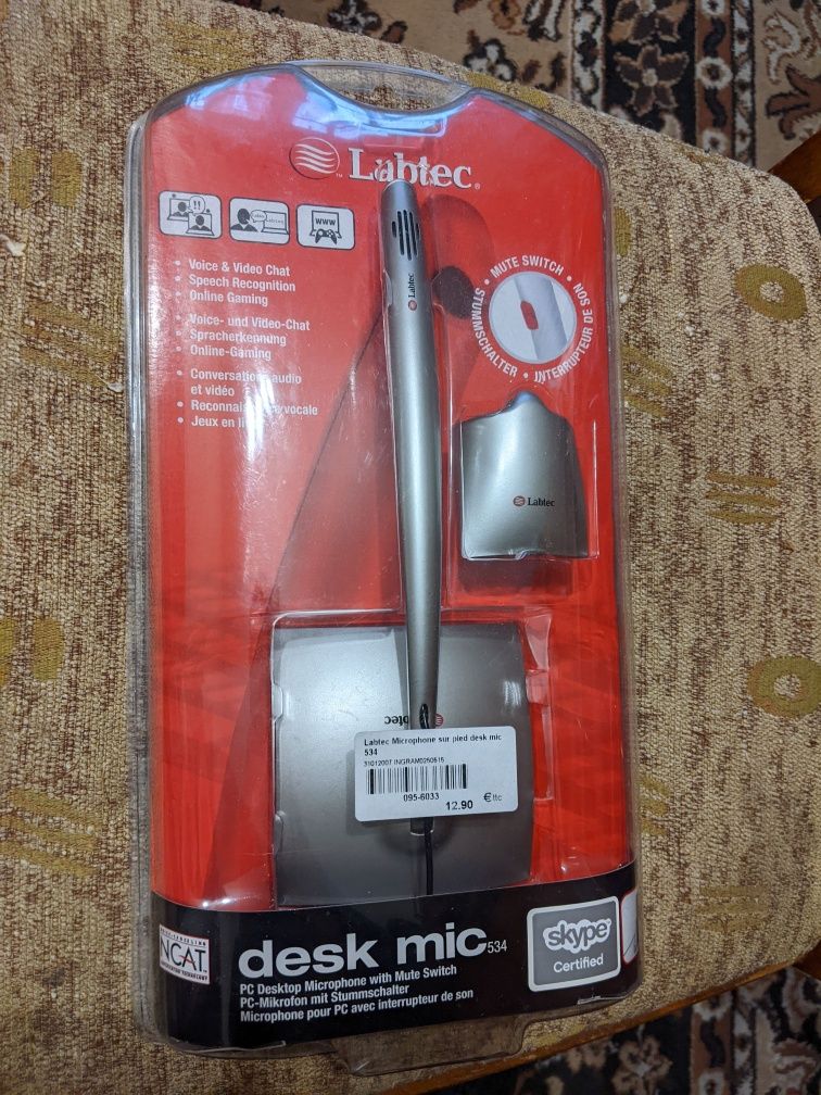 Labtec Desk Mic 534 PC Desktop Microphone