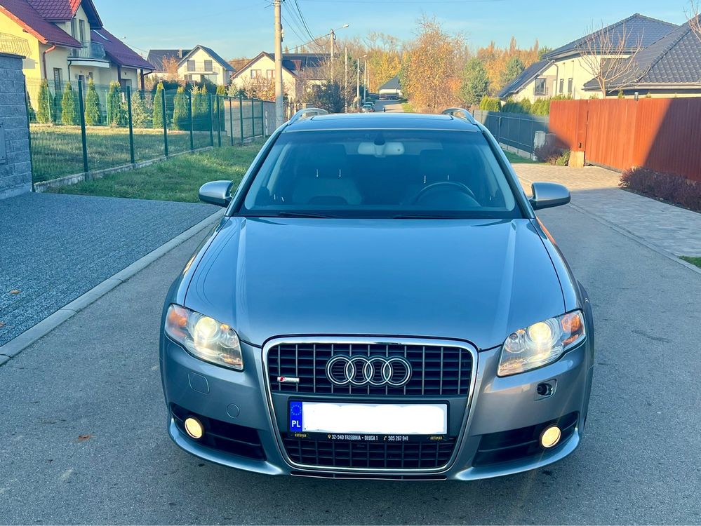 Audi a4 S-line*3.2benzyna Quattro*255ps*navi*xenon*czysta i zadbana*