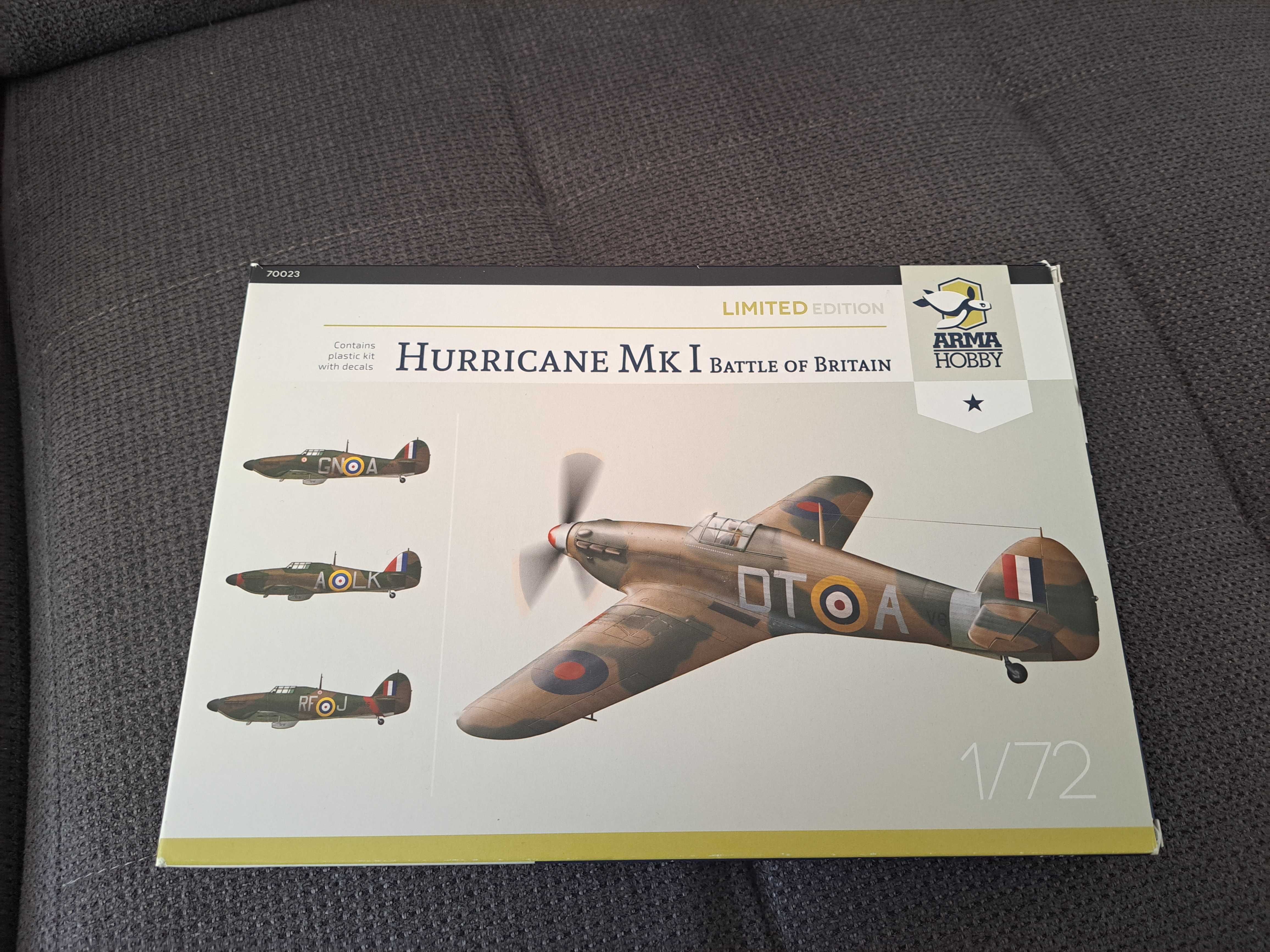 Hurricane Mk I Battle of Britain ARMA HOBBY 1/72 Nowy