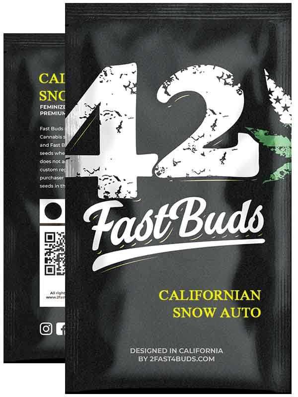 Nasiona marihuany fem Californian Snow Auto / Fast Buds 3 sztuki