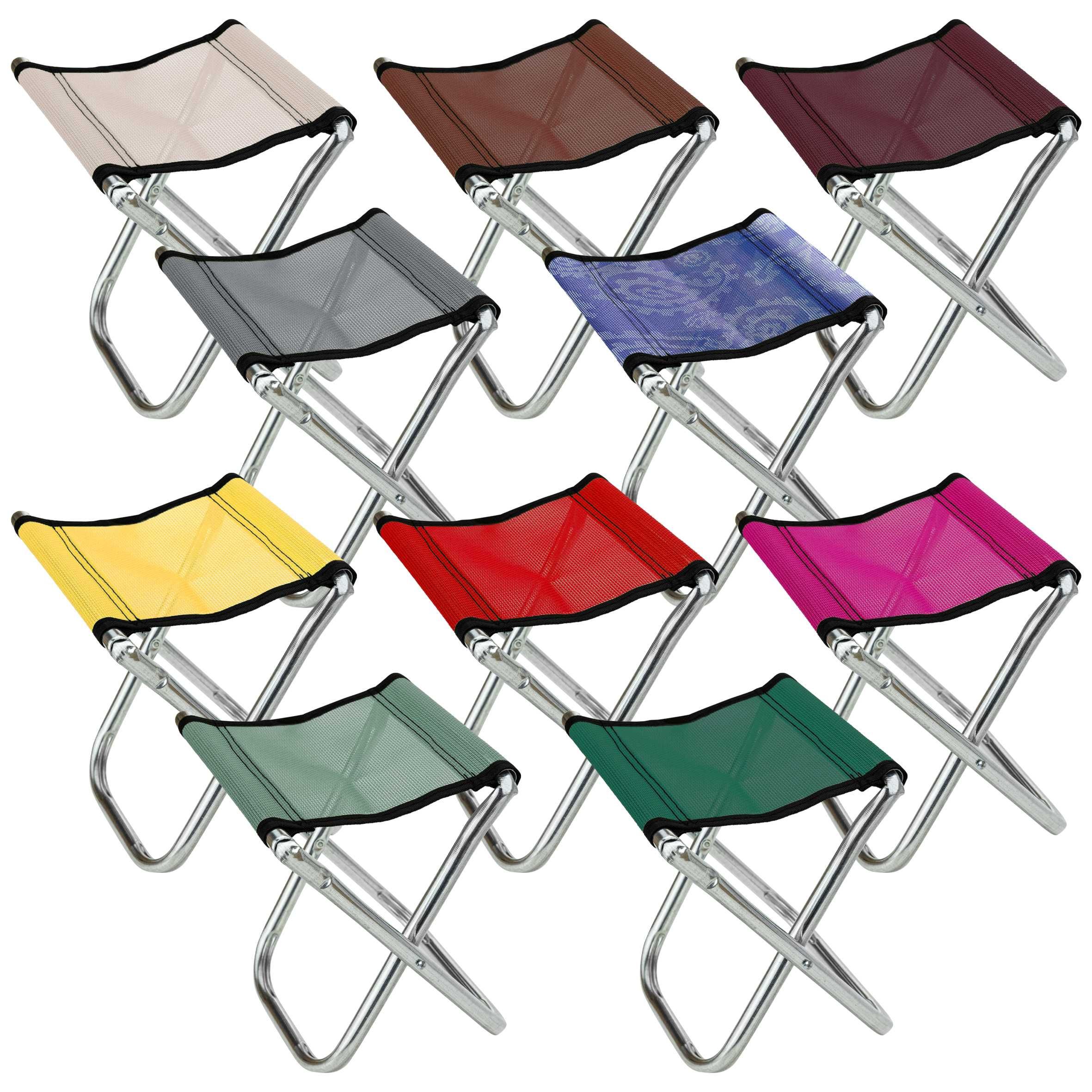 Krzesełko turystyczne składane 25 cm mix kolorów VERGIONIC