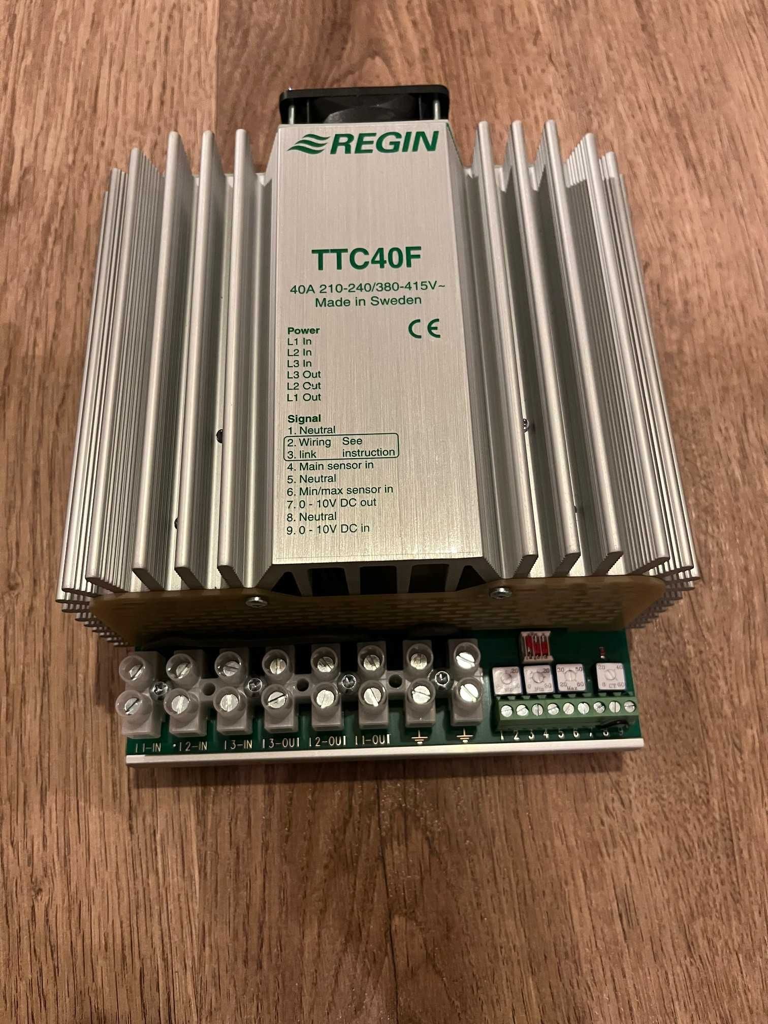 Regulator mocy nagrzewnic 3-fazowych Regin TTC40F