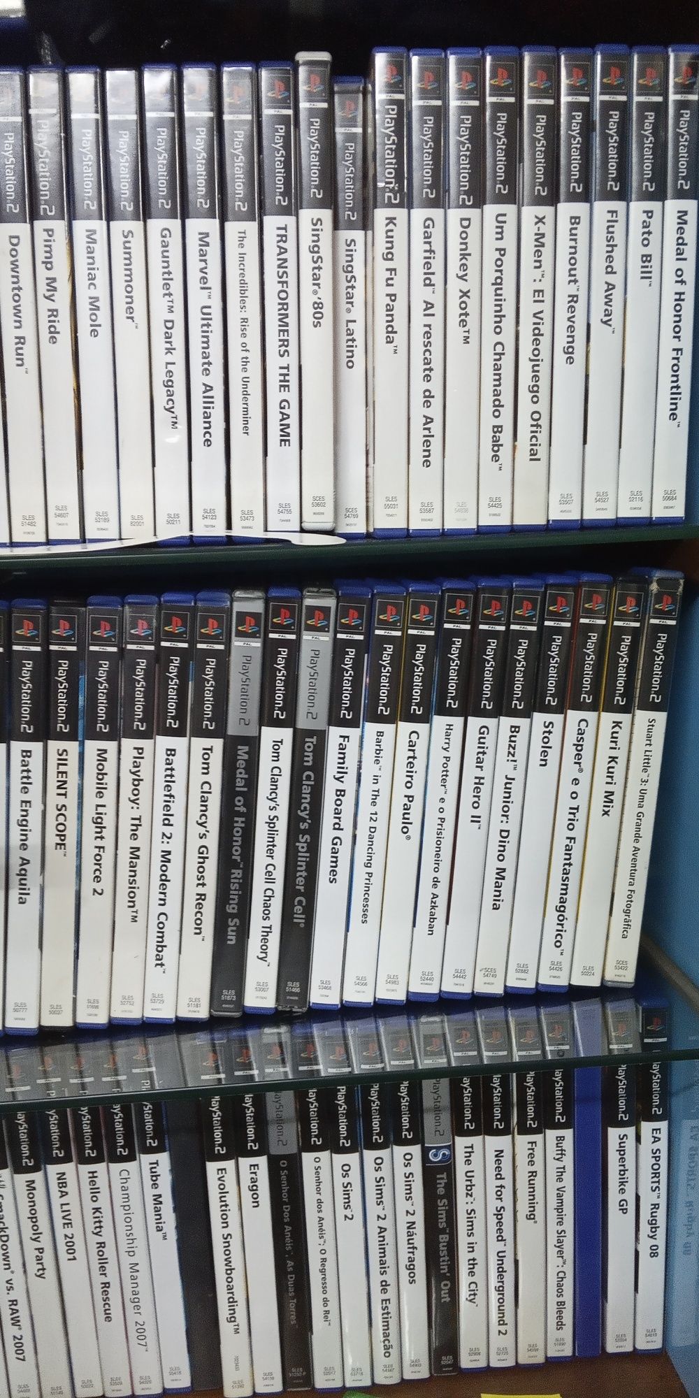 Ps2 vários, Sims, Spiderman, Harry Potter, Astro Boy