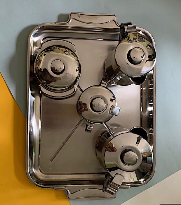 Conjunto GAIPIRO Inox 18-10 5 peças