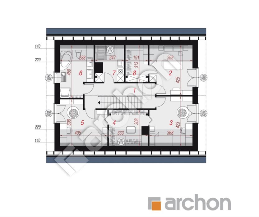 Dom 154 m z garasem 43 m wolnostojacym