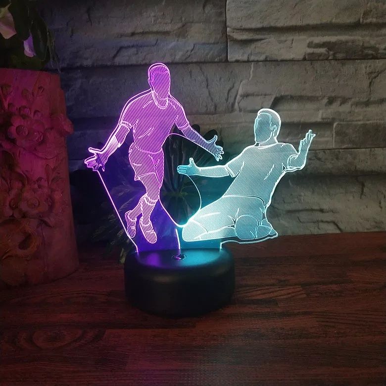 Piłkarska Figurka led 3d dualcolor