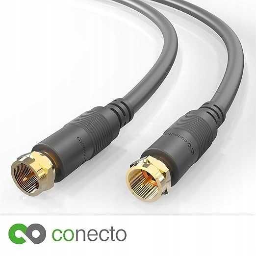 Kabel satelitarny 0.5m antenowy koncentryczny podwójnie ekranowany