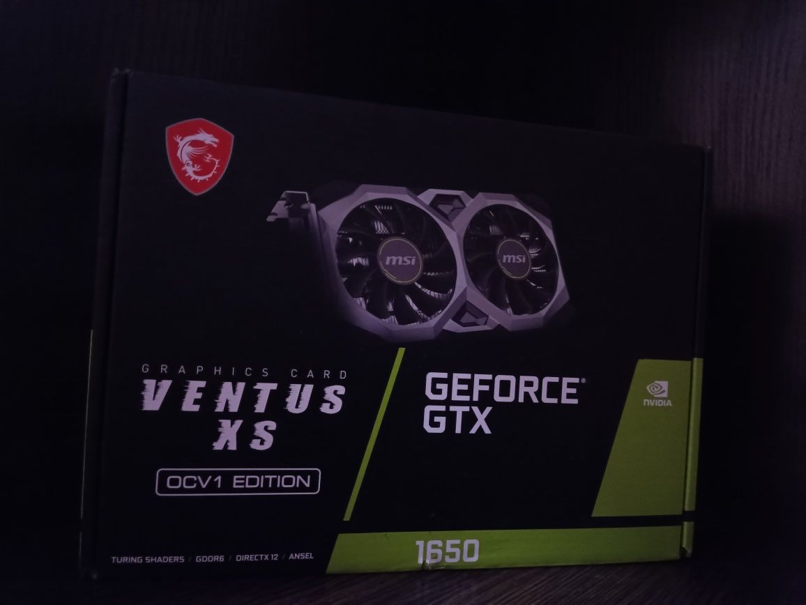 Видеокарта msi 1650/4gb GeForce GTX GDDR6 (128bit)