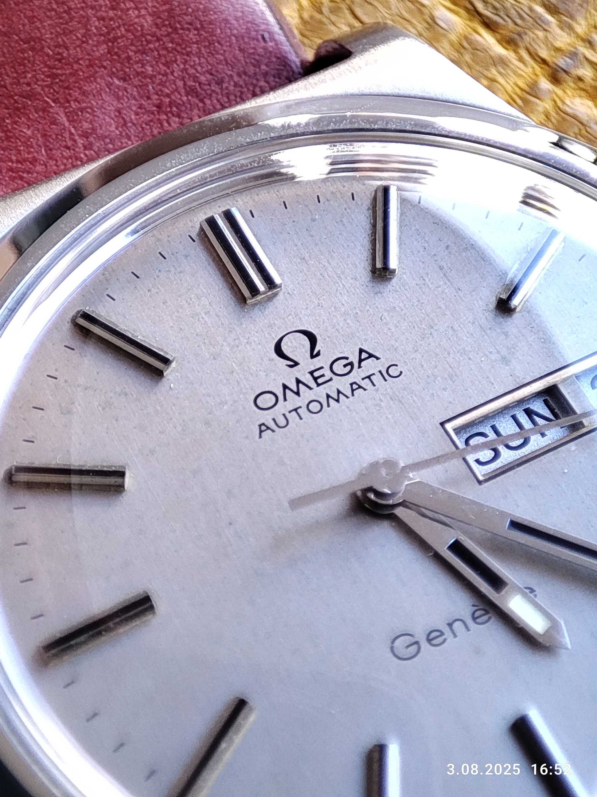 Zegarek Omega Geneve 166.0169 vintage automat pasek handmade do wyboru
