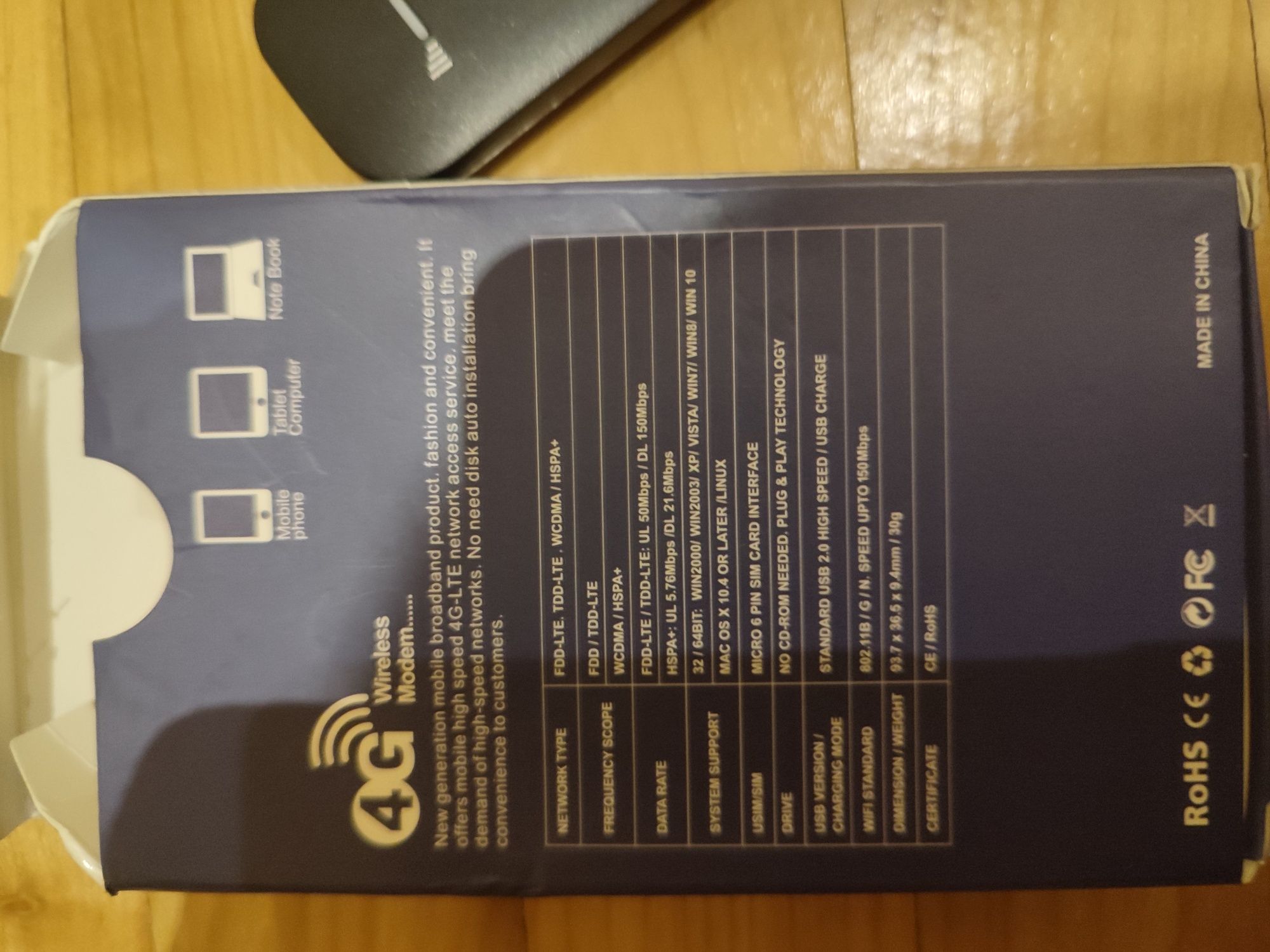 Модем 4G LTE роутер Wifi модем