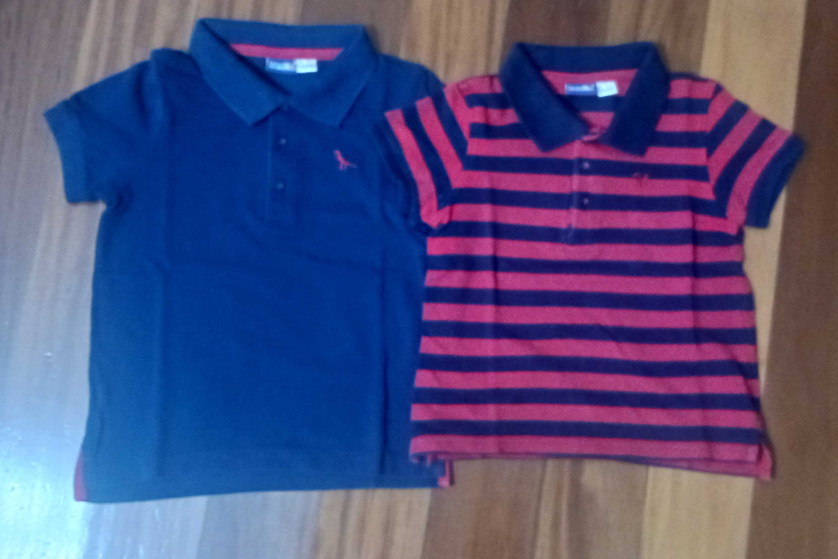Conjunto de 2 polos para criança - 5/6 anos