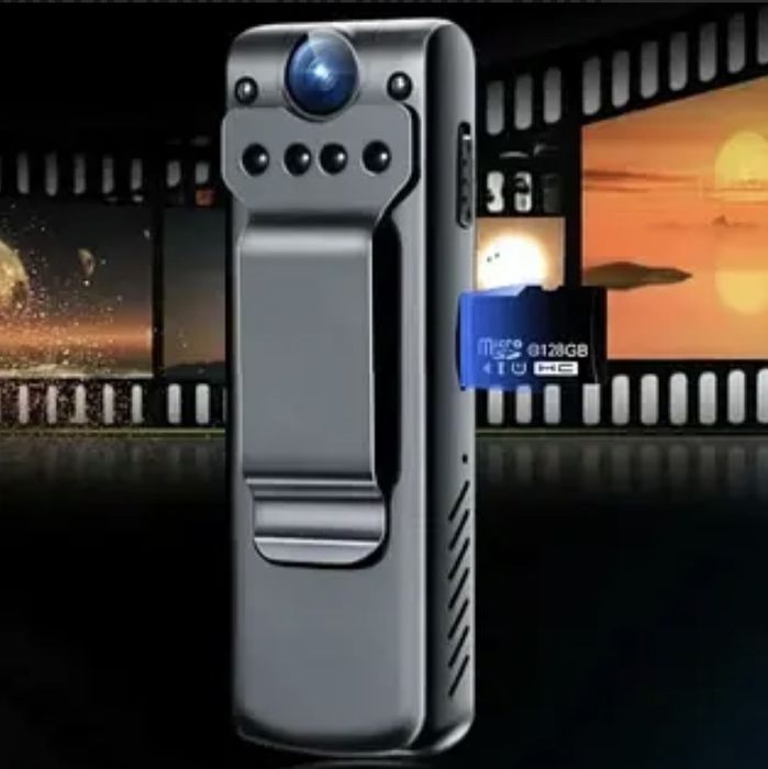 Портативна нагрудна міні-кишенькова камера з кліпсою для одягу 1080P