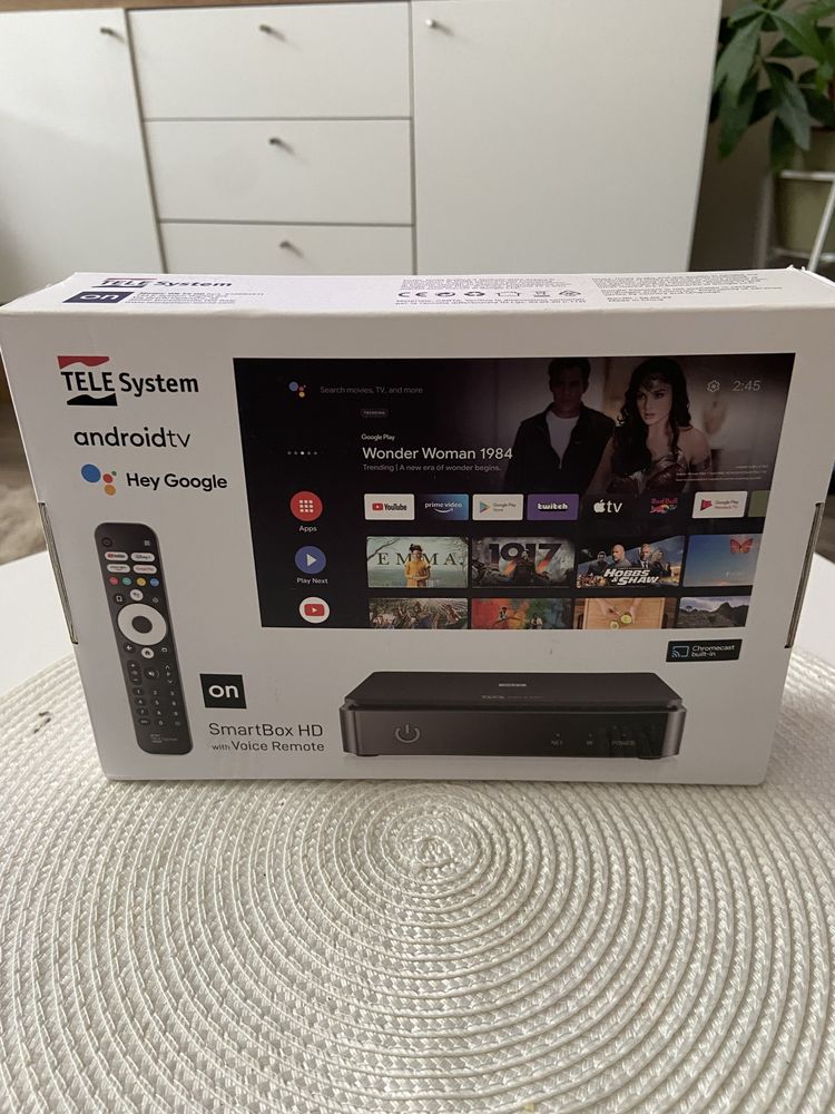Dekoder naziemny cyfrowy Android TV Smart TV Upgrade Tuner DVB-T2 HEVC