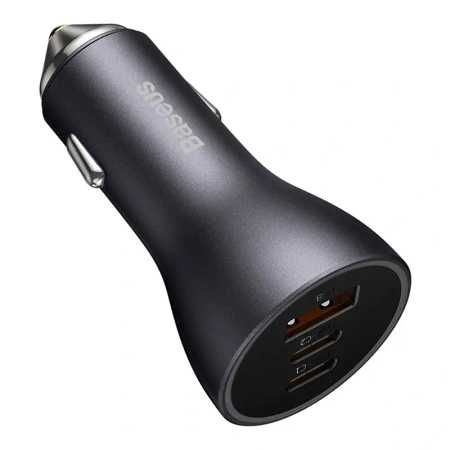 Ładowarka Samochodowa Baseus Contactor Pro 65W 1xUSB 2xUSB-C Sklep Wwa