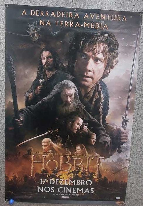 Tolkien - Hobbit - Poster gigante em tela
