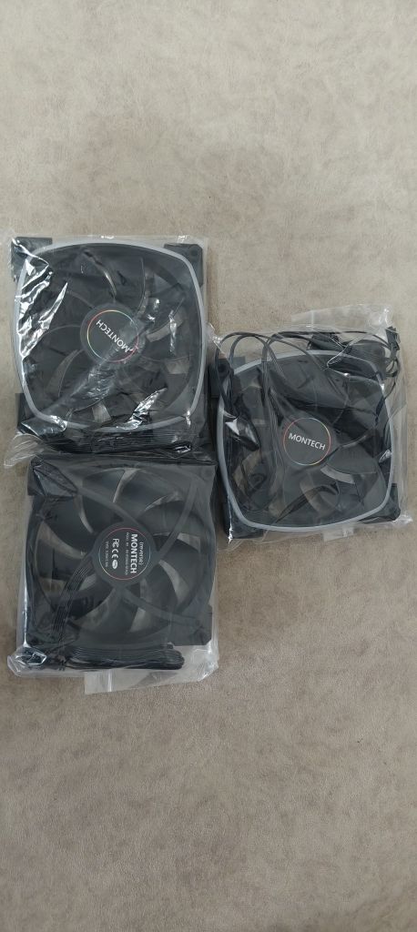 Корпусные вентиляторы Montech ARGB RX120 PWM Reverse.