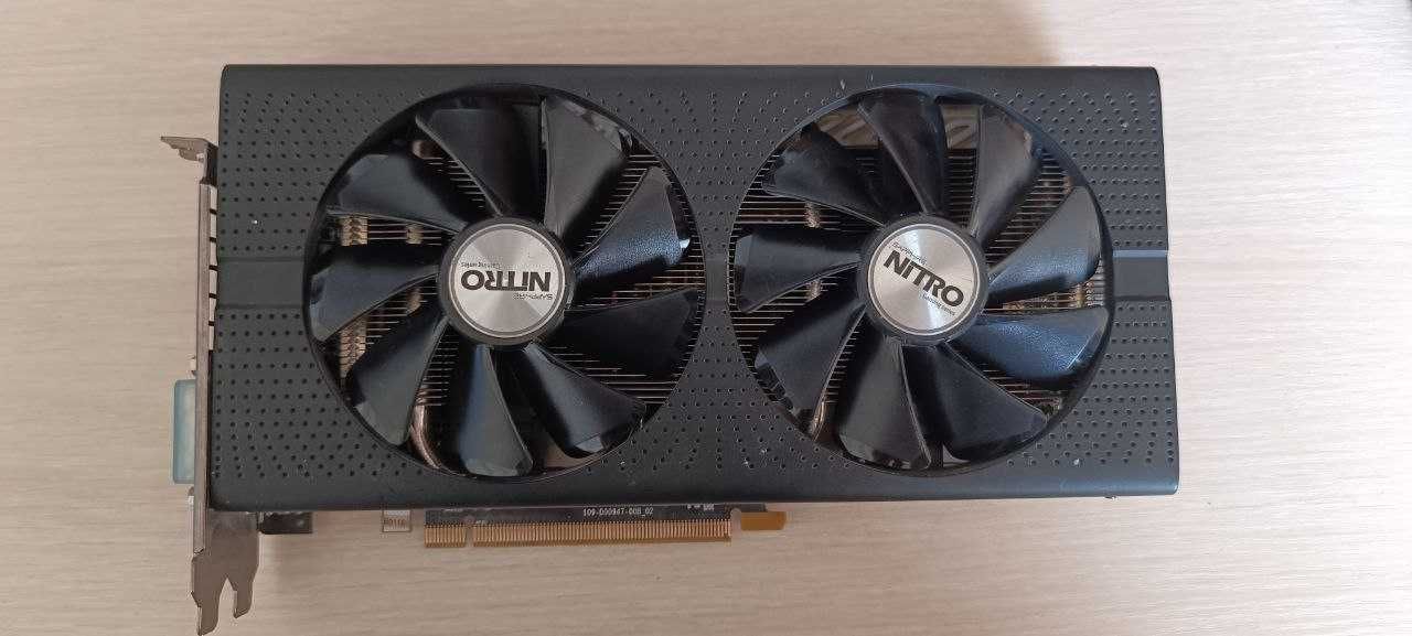 (ОХОЛОДЖЕННЯ) радіатор, кулер , кожух  від rx 470 8gb sapphire