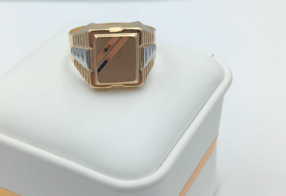 Złoty Pierścień Sygnet rozmiar 28 próba 585 NOWY/Fajne Okazje Radomsko