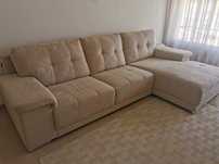 Sofá com chaise long