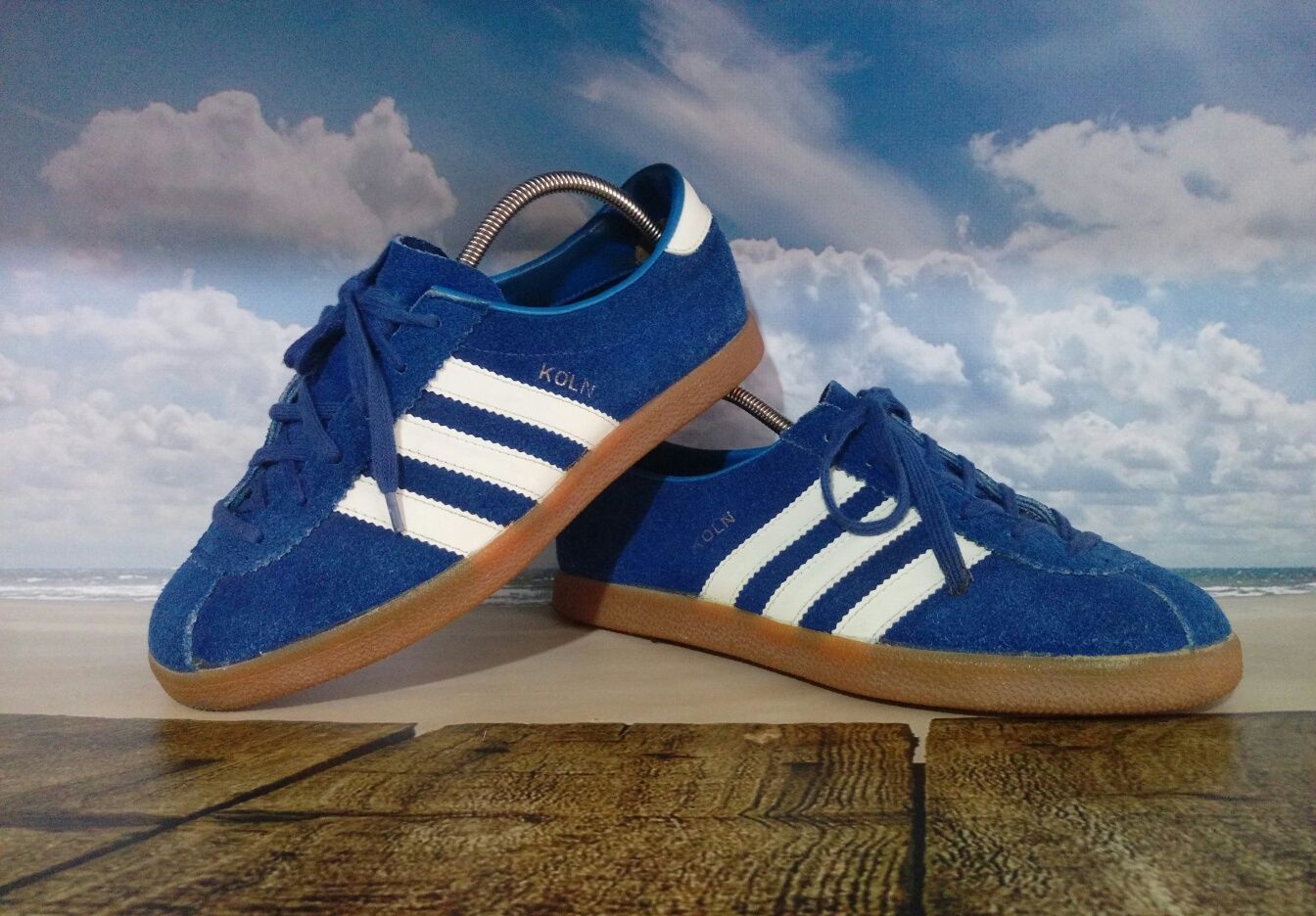 Оригінал Adidas Koln 23.5 см. вінтажні шкіряні замшеві кросівки