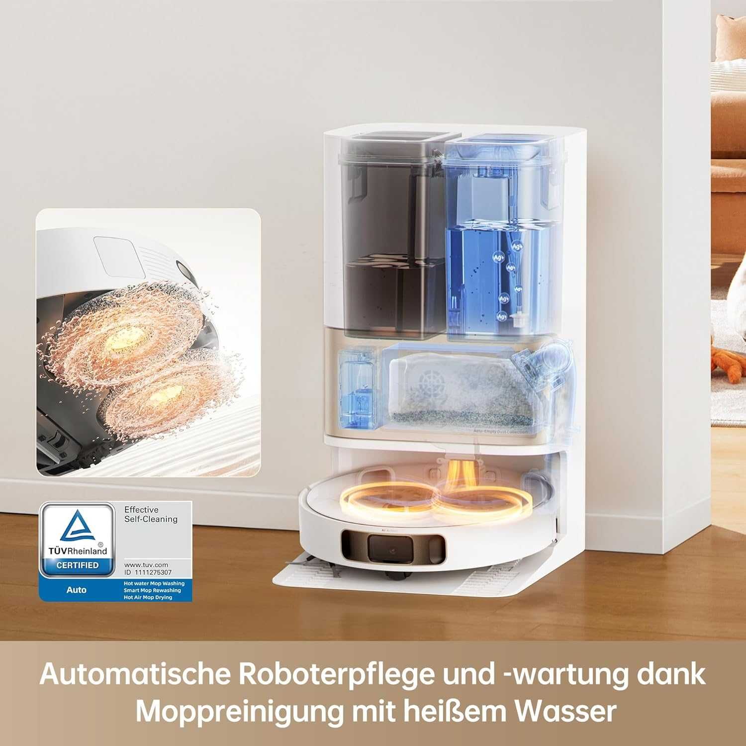 Dreame L10S Pro Ultra Robot Odkurzający, Biały