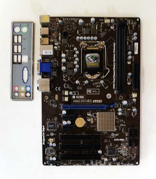 РОБОЧА Материнська плата MSI PH61 P33 B3 socket 1155