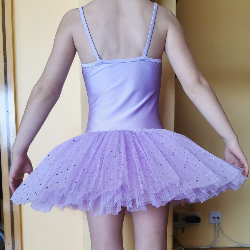 Tutu de ballet lilás da marca sansha
