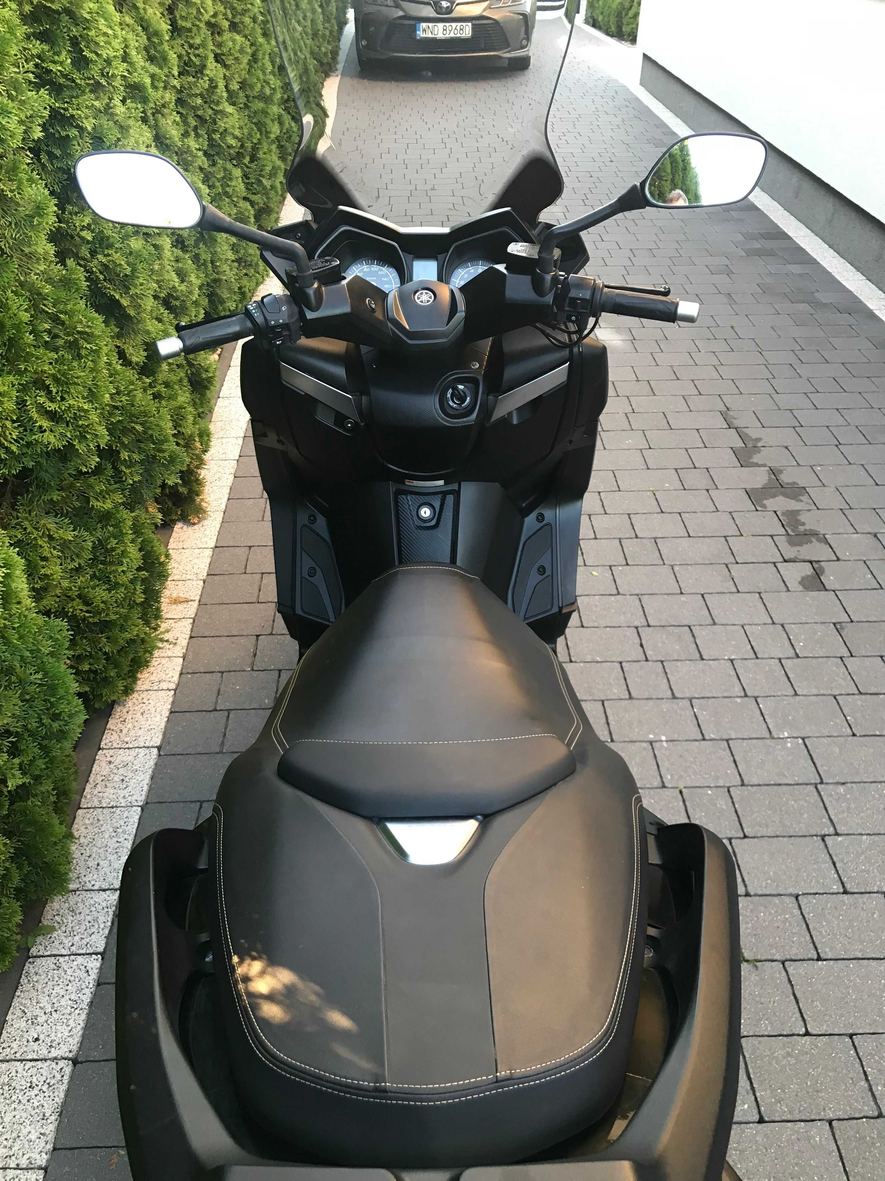 YAMAHA X-Max 400, podgrzewane manetki, poszerzenie osłon na nogi