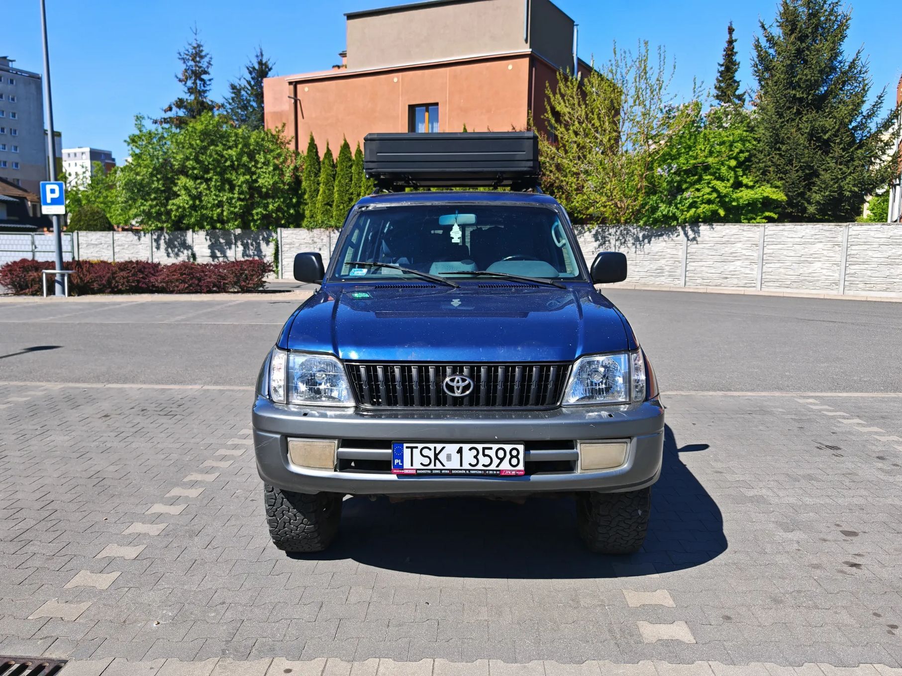 Toyota Land Cruiser Piękna Toyota Land Cruiser J95 zabudowa wyprawowa zdrowa rama