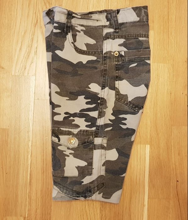 3 x Spodnie 146 cm, jeansy, moro