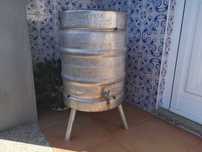 2 Barril aço inox para vinho