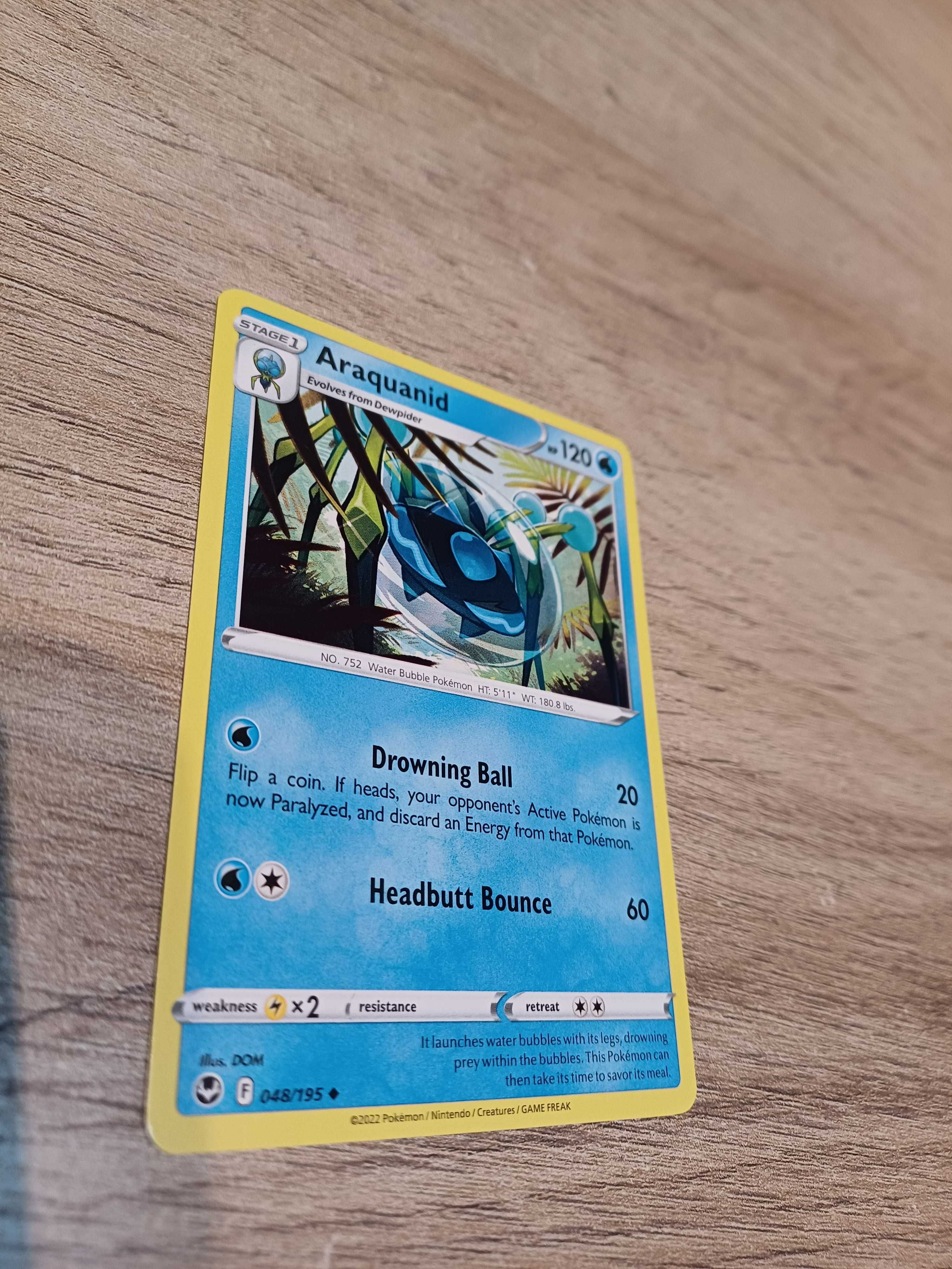 Carta Pokémon Araquanid #48