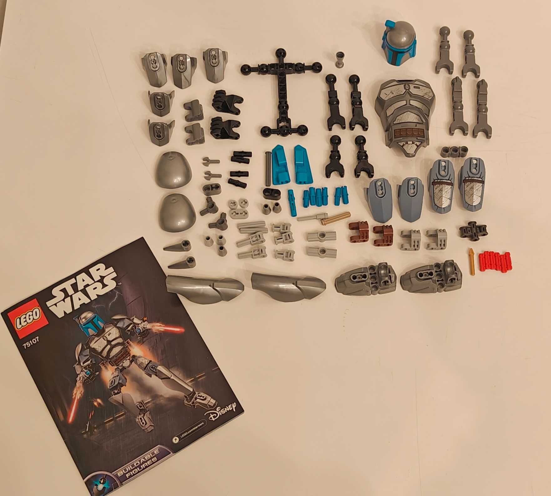 Komplet Klocki LEGO 75107 Star Wars Jango Fett stan bardzo dobry