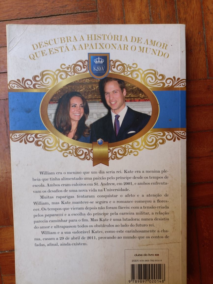 Livro - William e Kate - uma história de amor real