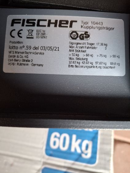 Bagaznik rowerowy Fischer ProlineEvo3
