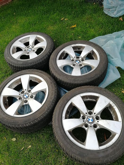 Koła zimowe 17" oryginał BMW styling 138 opony dunlop 225/50